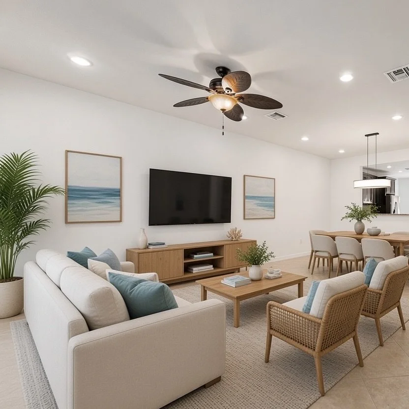 OPEN HOUSE 🏠 today! Sunday, Sept. 27 from 12:00pm - 2:00pm. You&rsquo;re invited to explore this spacious Windsor Park townhome in Jupiter, FL 🌴

*virtually staged image