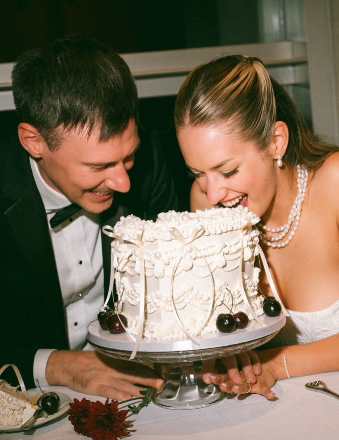 R E A L  C O U P L E // N + C ❤️&zwj;🔥🍒 Forever obsessed with this wedding!! Gorgeous Nique wore the most beautiful custom @truvellebridal One of our favorite dresses to date! 

All captured in the most exquisite way by @rebekalucijastudio

Plannin