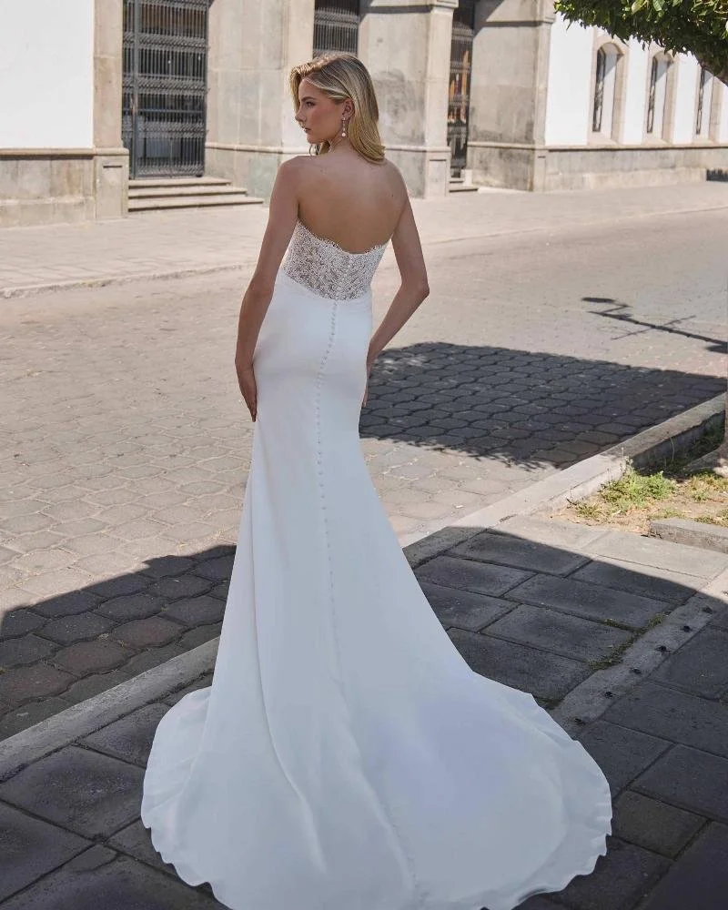 LA25242-Eira-Strapless Lace and Satin Wedding Dress with Detachable Sleeves 3.jpg