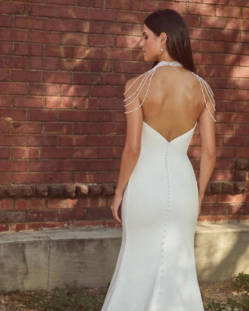 LP2508-Morven- Simple Satin Wedding Dress with Scoop Neck and Beaded Accessory (4).jpg