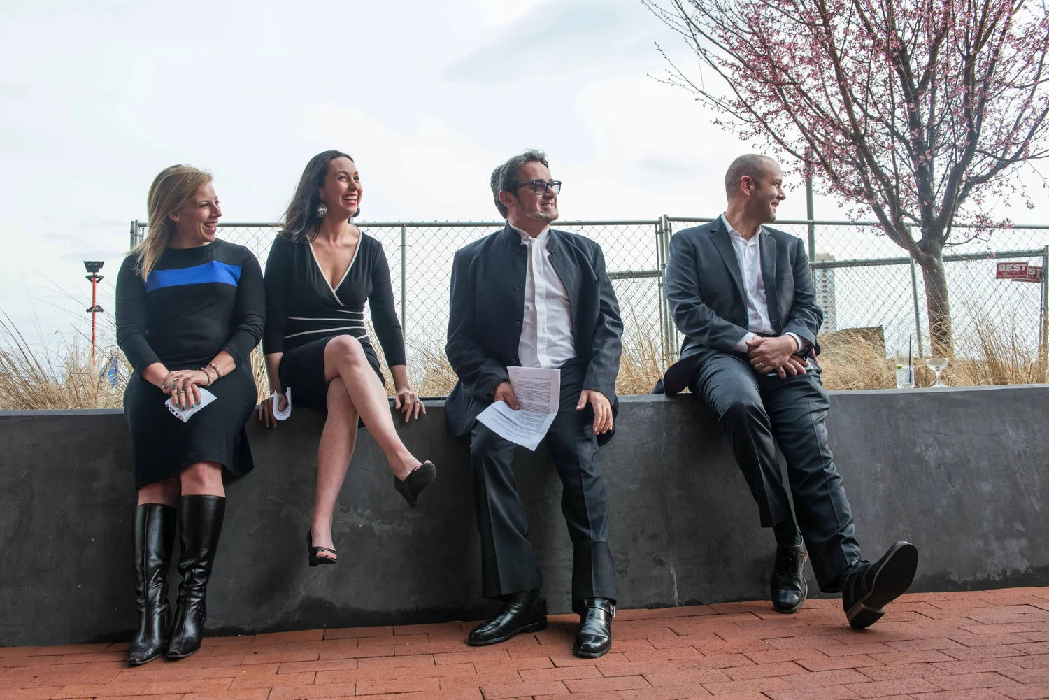 Lindsey Davis, Brooke Hall, Ignatius Jones and Justin Allen at the Four Seasons Baltimore, March 28, 2014