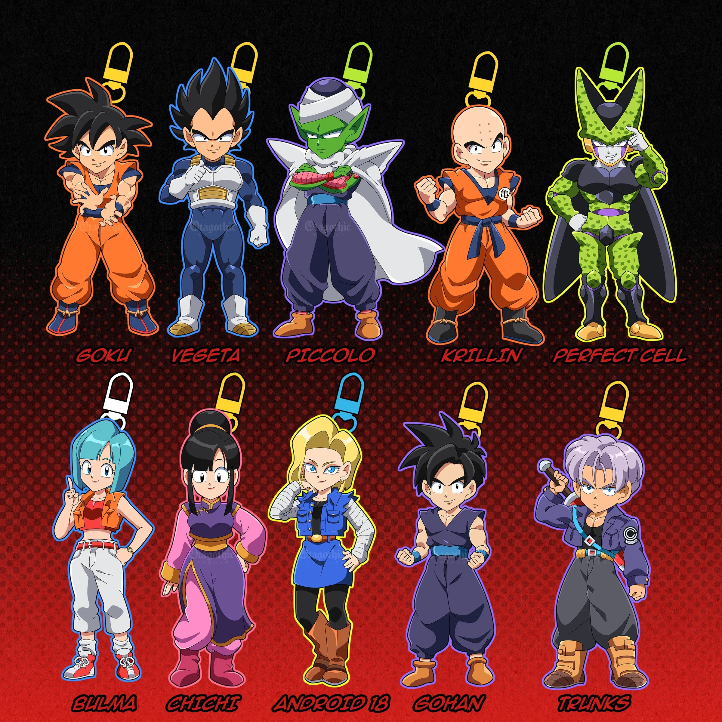 Dragon Ball Z Charms PREORDER