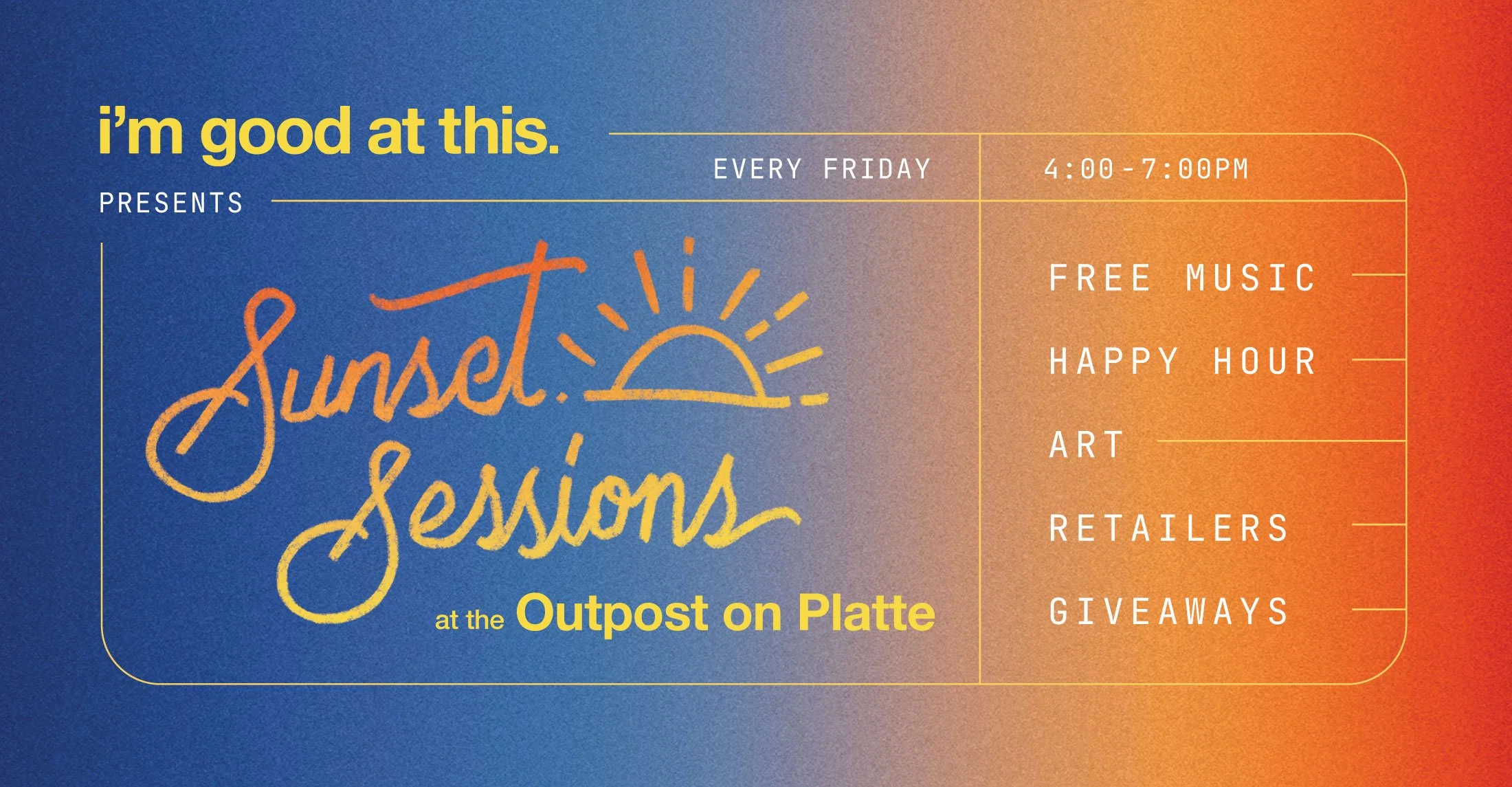 Sunset Sessions at The Outpost on Platte