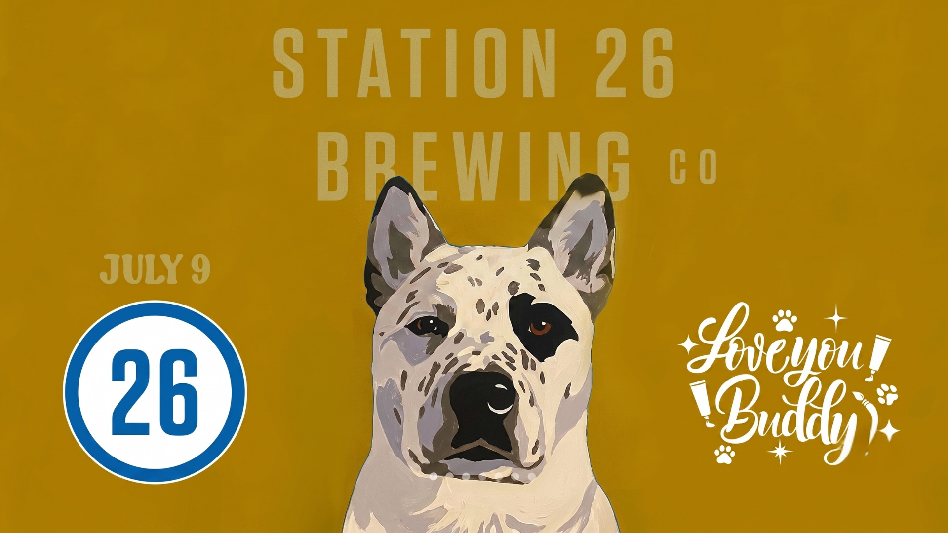 Paint Your Pet event at Station 26 Brewing Co. in Denver, CO