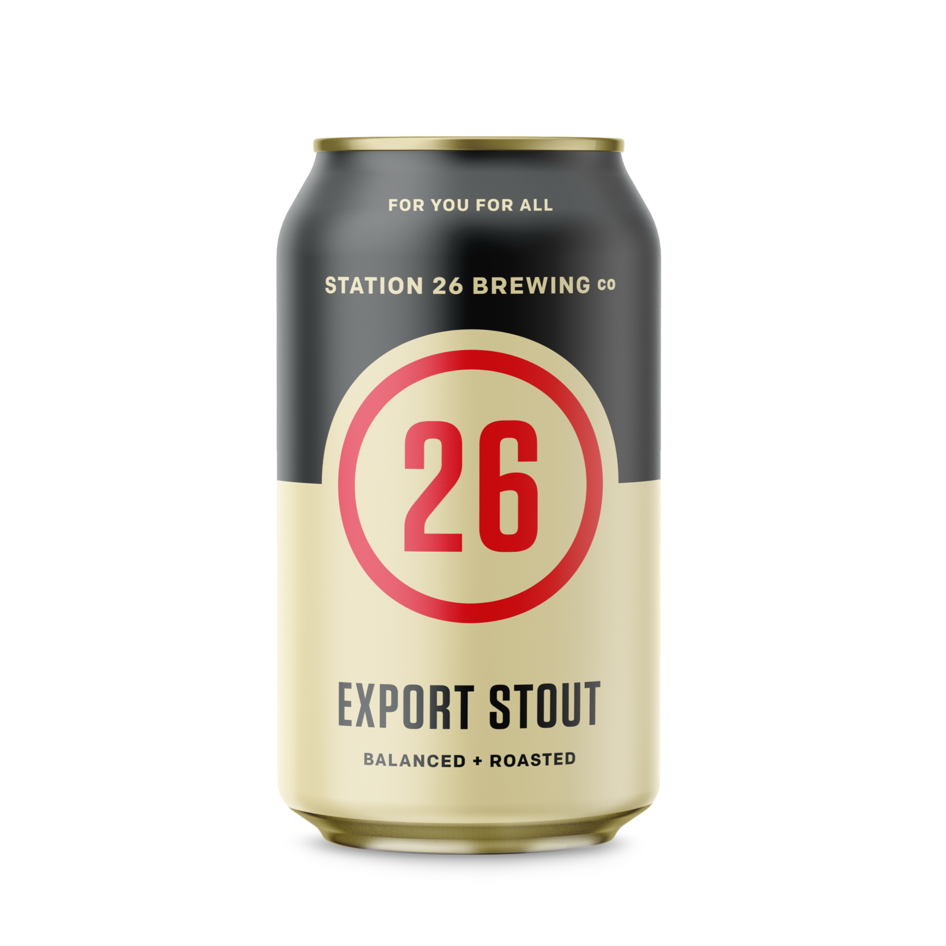 A can of Station 26 Brewing Co's Export Stout