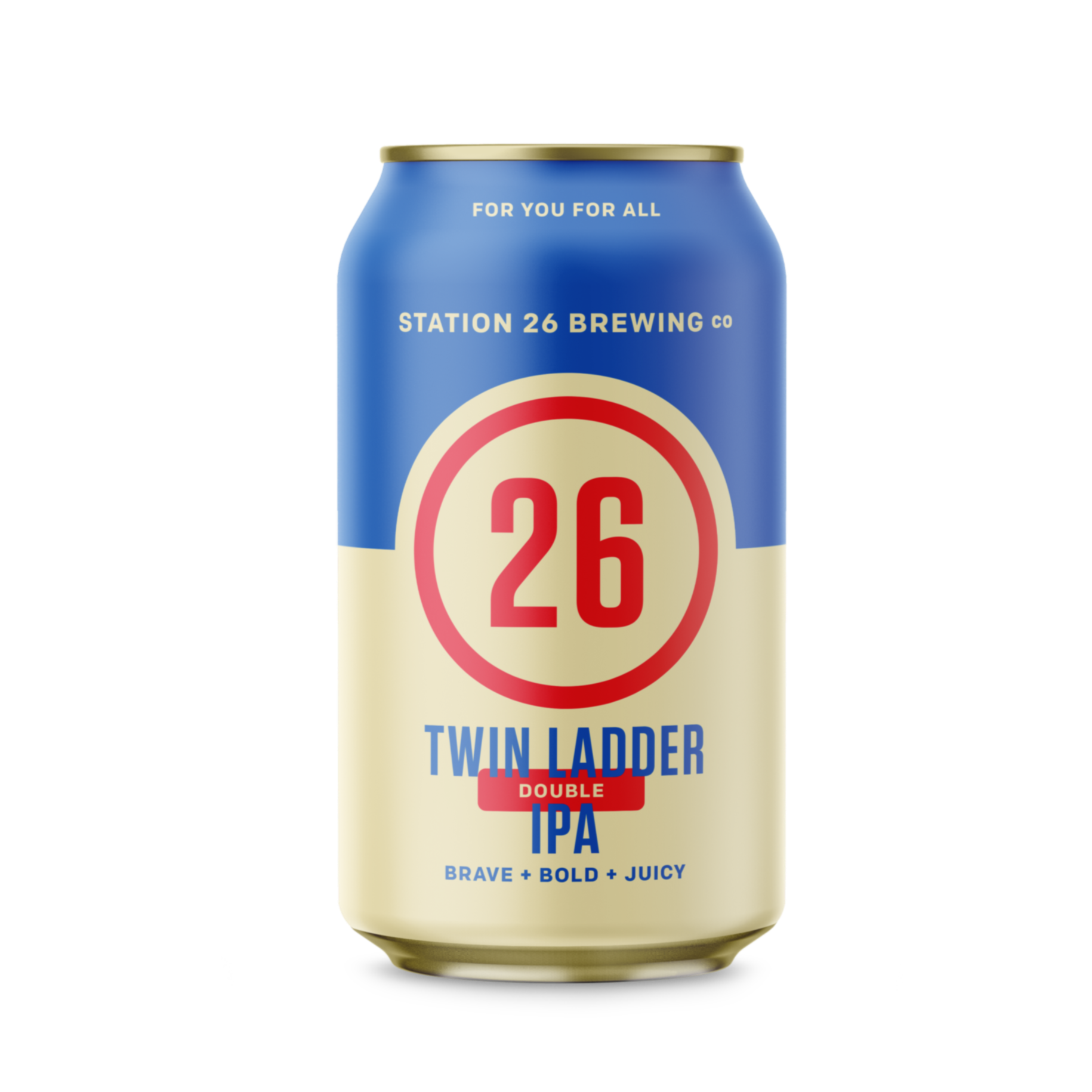 Twin Ladder Double IPA from Station 26 Brewing in Denver, CO