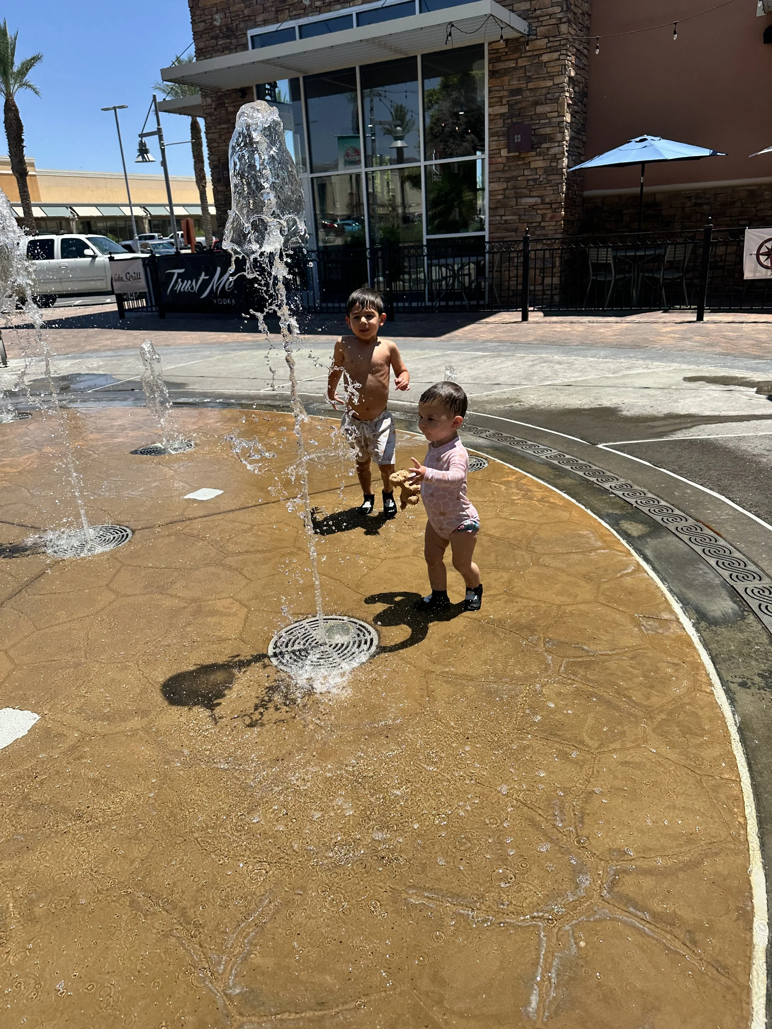 5. Early Morning Splash Pad at The Shops