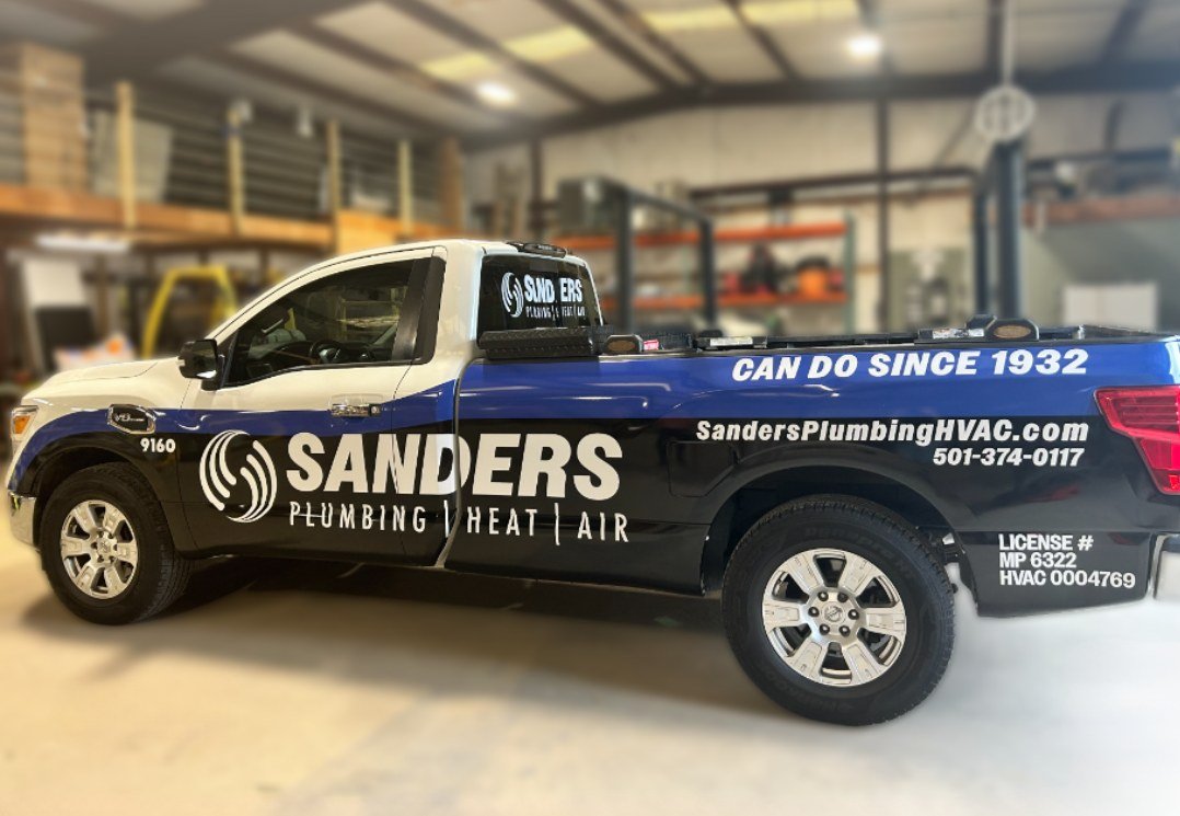 We're absolutely in love with our new HVAC truck wrap! Now the guys can play ROCK PAPER SCISSORS to see who gets to drive it! 😆