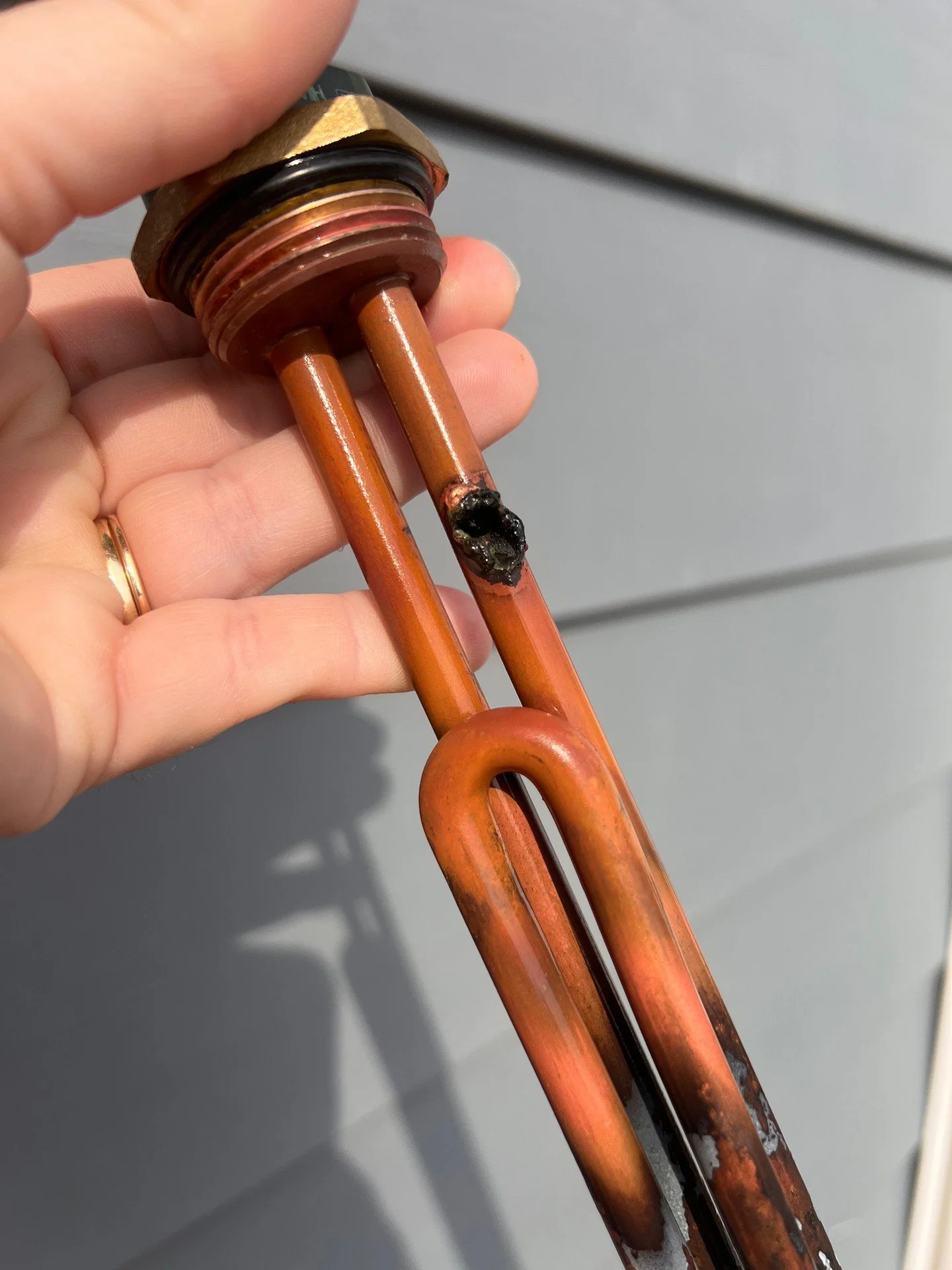 If you heard a loud BANG in your house and immediately froze&hellip; relax. Your teenager didn't rage quit a video game and punch a hole in the wall.

It could've been an entirely different hole that blew through! Maybe scale buildup throwing a tiny 