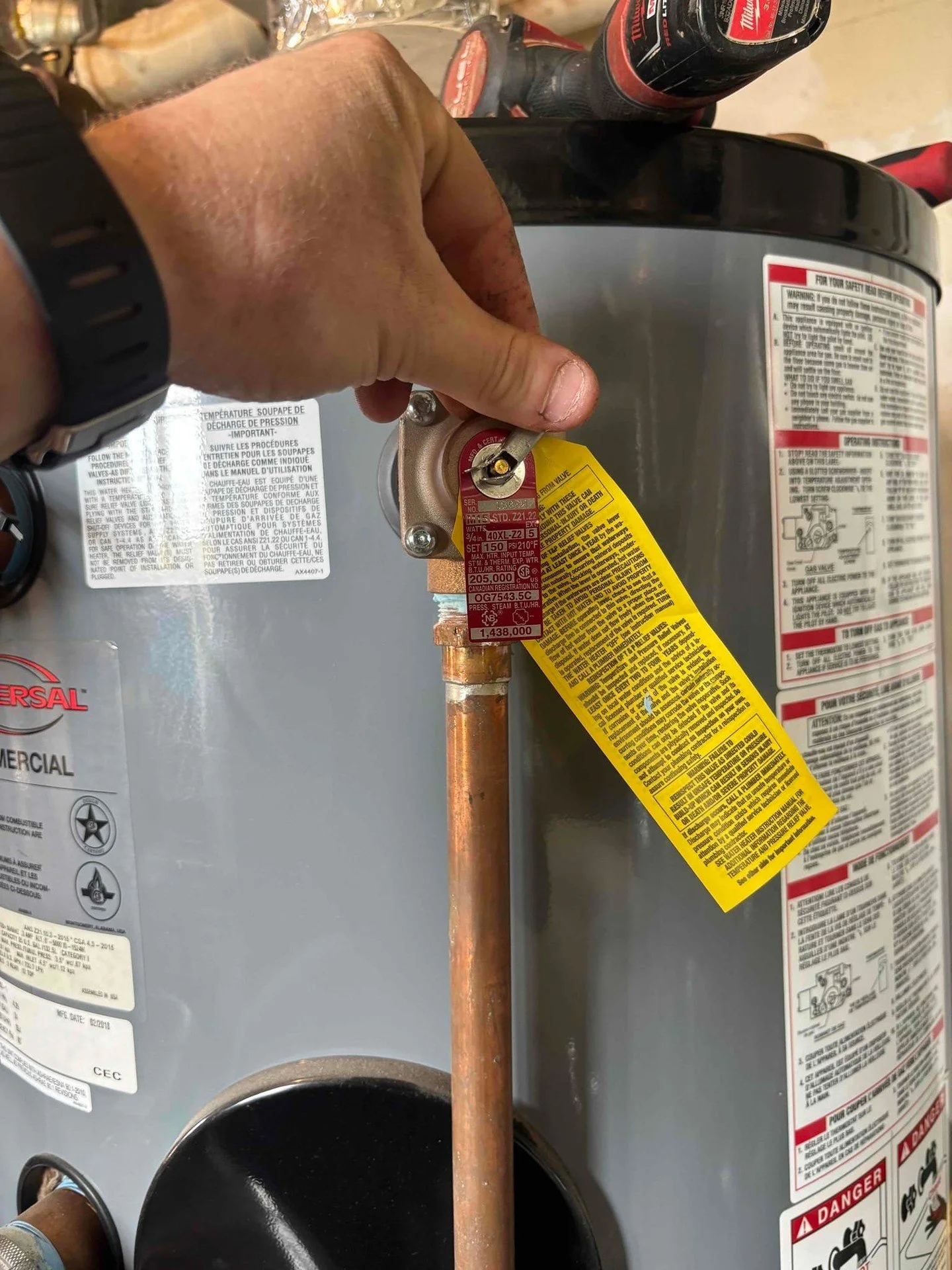 If you smell gas near your water heater, don&rsquo;t wait around trying to figure it out. That&rsquo;s your sign to act fast.

Turn off the gas if you can, leave the area, and call a professional right away. Gas leaks are serious, and your water heat