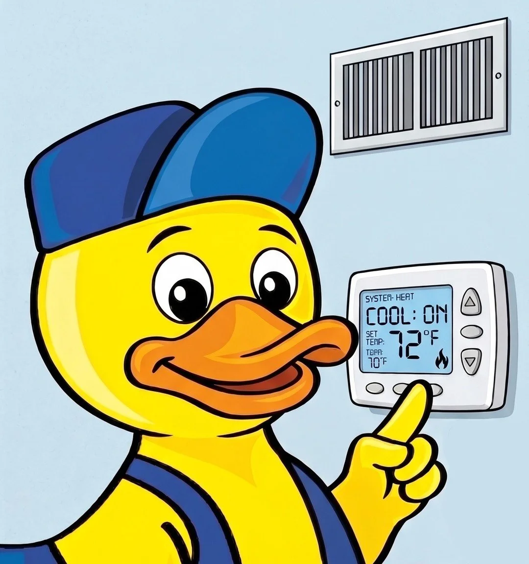 Can Do Duck knows spring weather likes to play games. Heat in the morning, AC by afternoon, and your HVAC unit just trying to keep up without having a meltdown.
www.sandersplumbinghvac.com
#SandersPlumbingHVAC #NLRArkansas #NorthLittleRock #CabotAR #