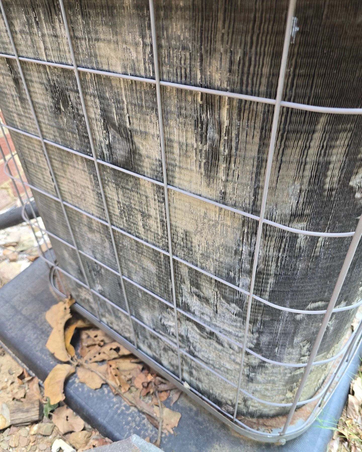 Sometimes, you can just see that you need a new HVAC unit. Good thing we are changing this one out for our customer so they can stay comfortable in this heat advisory we are having here in Arkansas.
