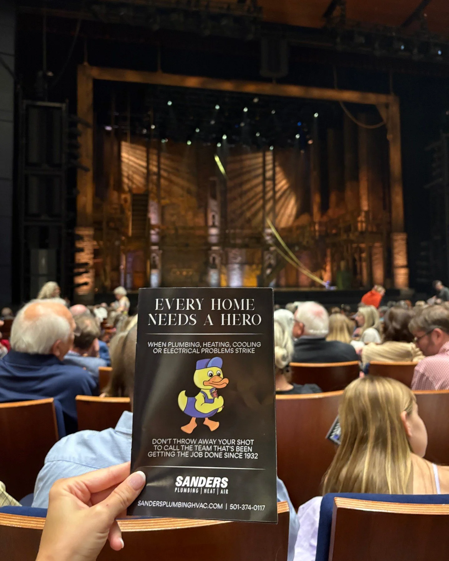 Now that the show is over, we&rsquo;re happy to have been part of the experience through our playbill ad. Congratulations and thank you to everyone who brought the "Hamilton" production to the stage at @robinsoncenterlr.

#SupportTheater #L