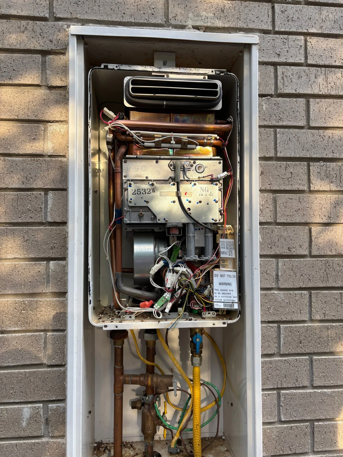 When your tankless water heater mounted outside continues to have problems and cause frustration &hellip; it&rsquo;s time to call Sanders. We moved this tankless water heater inside and made it beautiful. Now the customer has instant hot water with z
