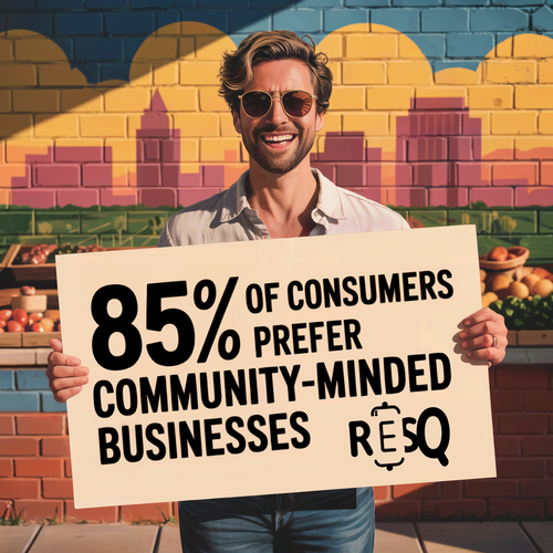 85 percent community-minded businesses stat