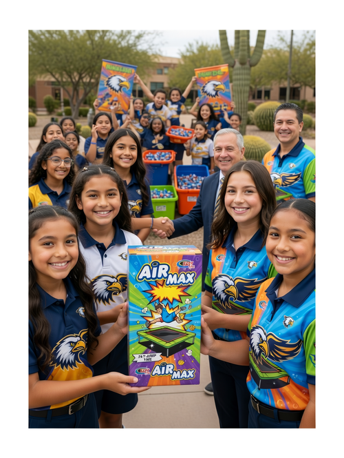 Students participating in Battery Quest