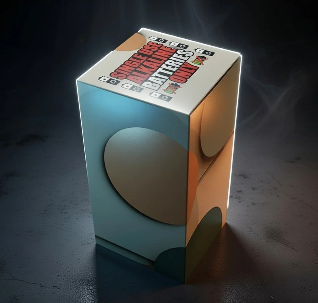 DESIGNER RECYCLING UNLOCKED! 🌿 ResQ Eco Chic Box – Dead Batteries Never Looked This Good