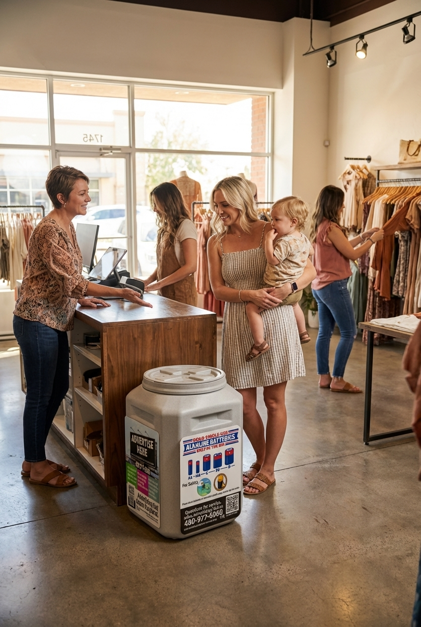 ResQ bin inside a Phoenix retailer