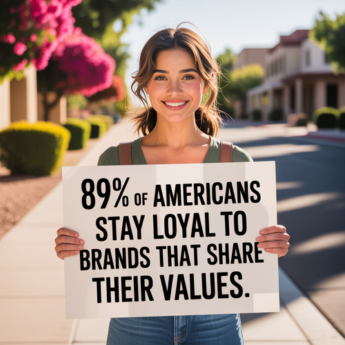 89 percent brand values loyalty stat