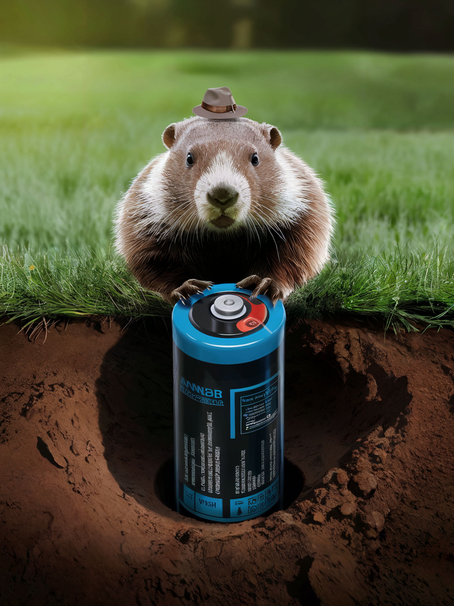 Illustration showing why dead batteries do not belong in the ground