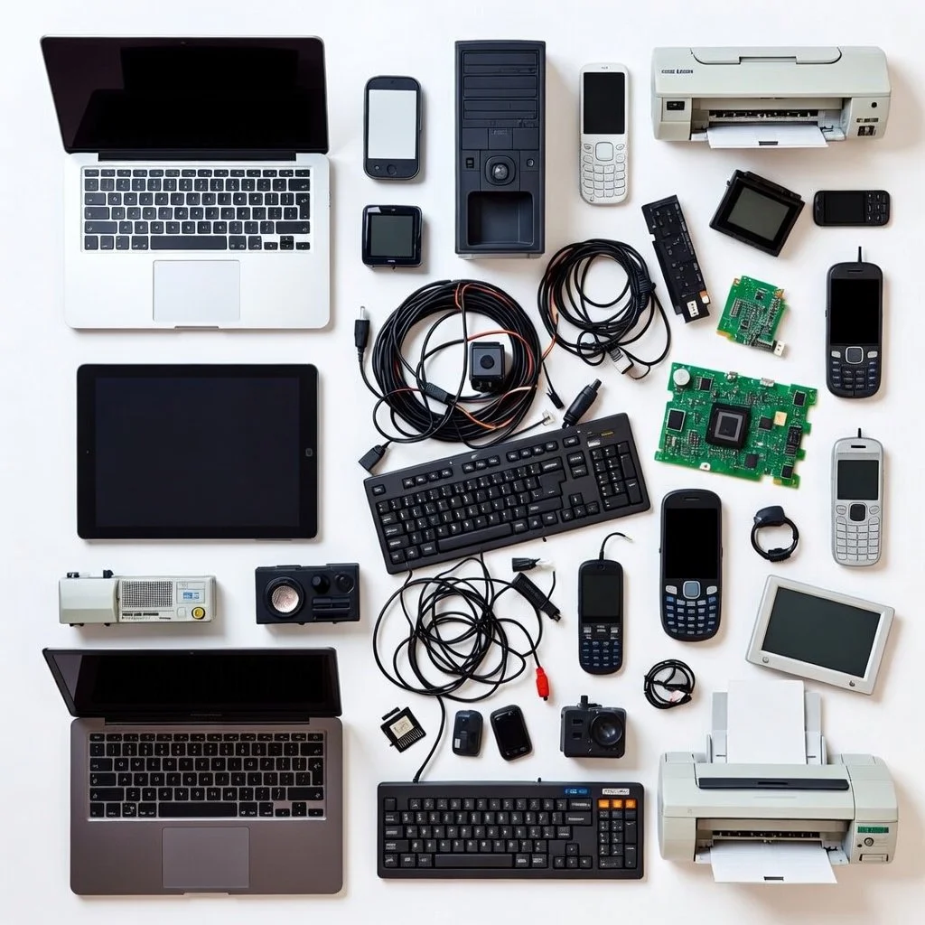 Electronics and e-waste items