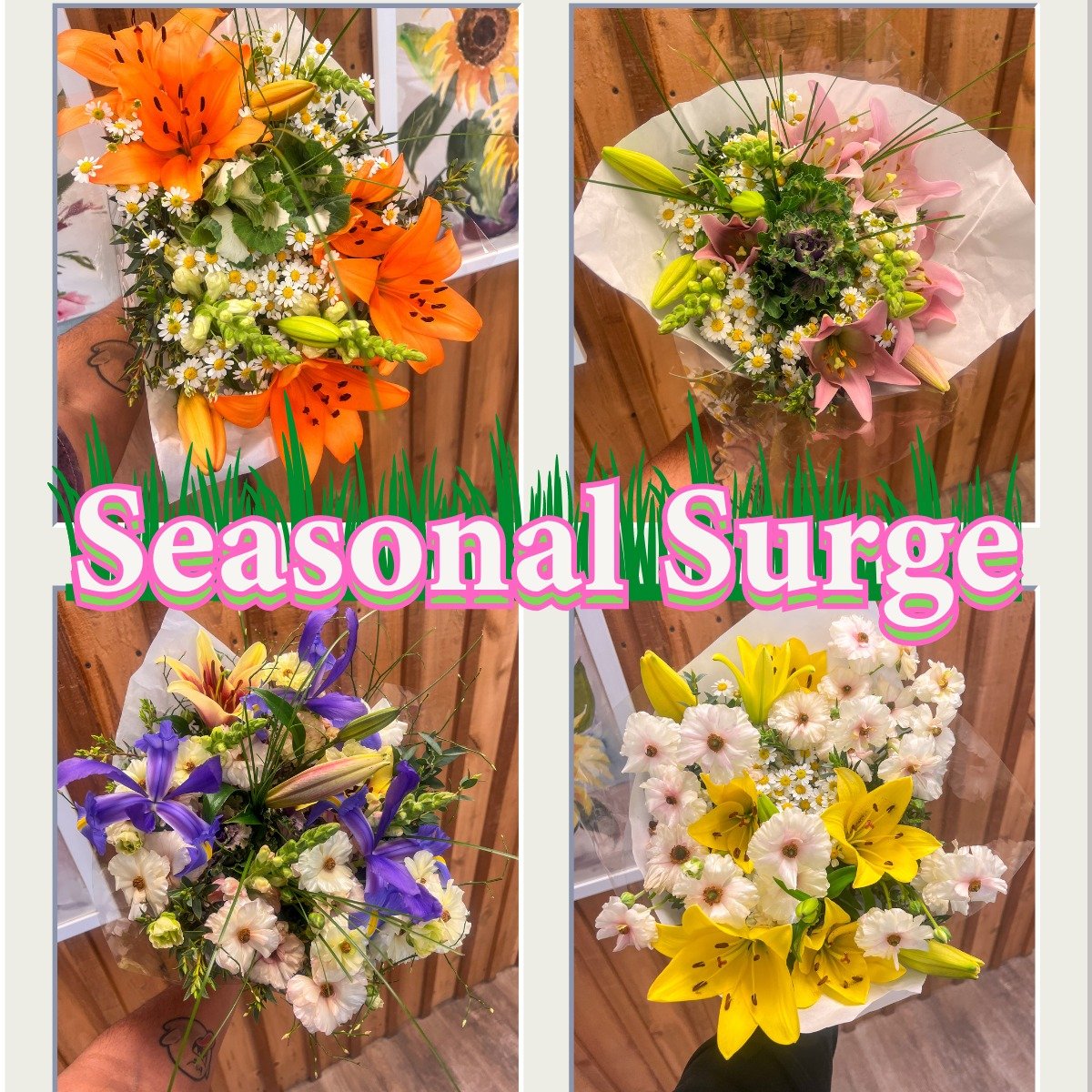 Seasonal Surge Bouquets are available! 🌞🌿 These bouquets have all amazing crops that Sun Valley has to offer and are ready to be enjoyed by your customers. Call your Sun Valley Rep and ask about our Seasonal Surge Bouquets! #IrisLove #Iris #SunVall