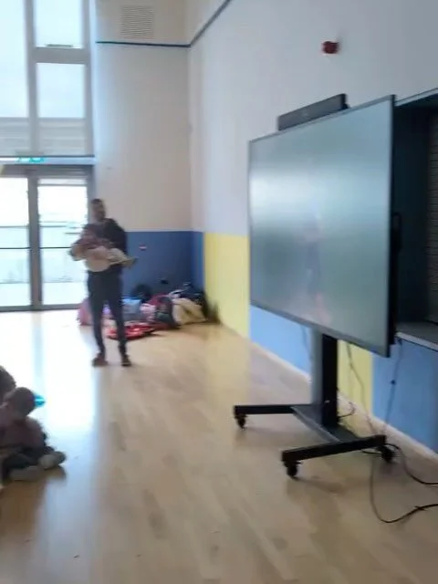 An-chraic sa halla inniu! ☘️💚 

The children loved watching all 8 of Ireland&rsquo;s goals today 😃 

#&Eacute;ireab&uacute; #irelandvkazakhstan