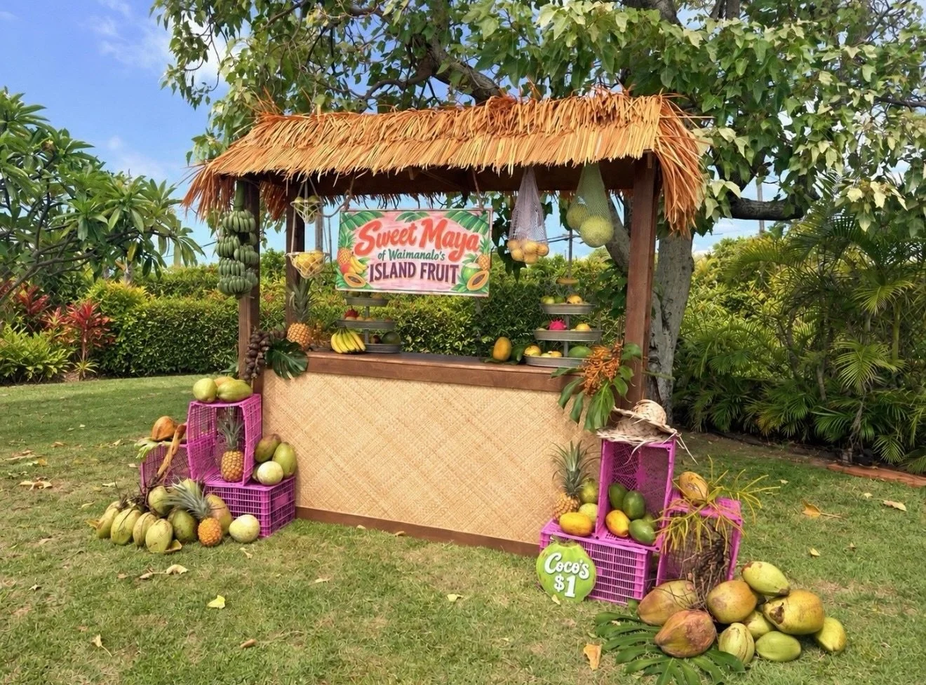 Happy first birthday Maya! 🌺

@3d3y3 
@tagoops 

#firstbirthday #waimanalo #hawaiifirstbirthday #fruitstand #eventdecorhawaii