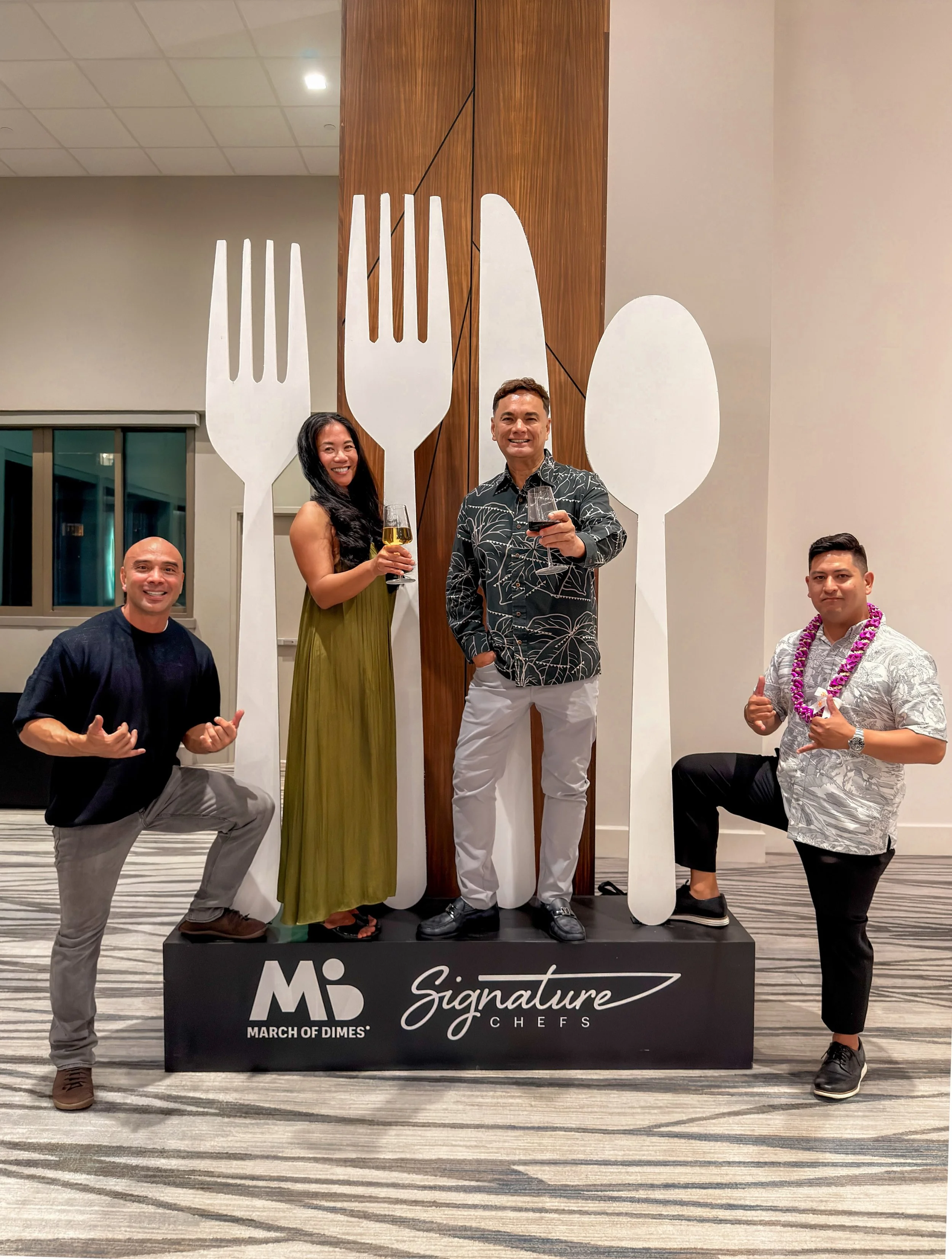Supporting our good friends at the March of Dimes during their annual Signature Chef&rsquo;s event at Alohilani Resort Waikiki Beach 💜 

@marchofdimes 
@alohilaniresort 

@linkhawaii 
@jasonidous
@designedwithaloha 

@marchofdimescandice @lina.mod80