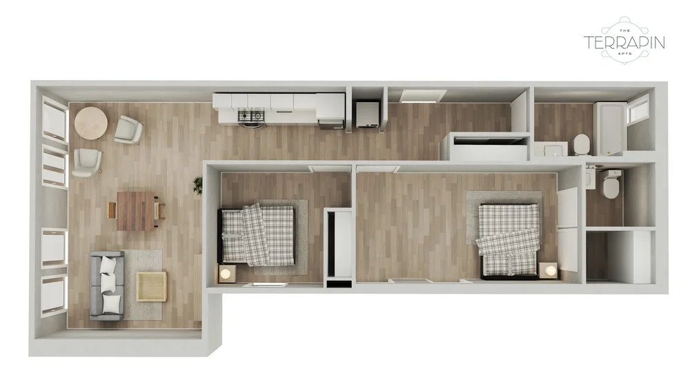 2 Bedroom - Level 3 SE