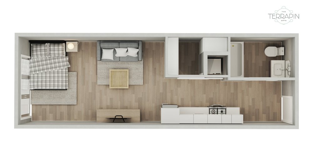 Type A 1 Bedroom - Level 8 East