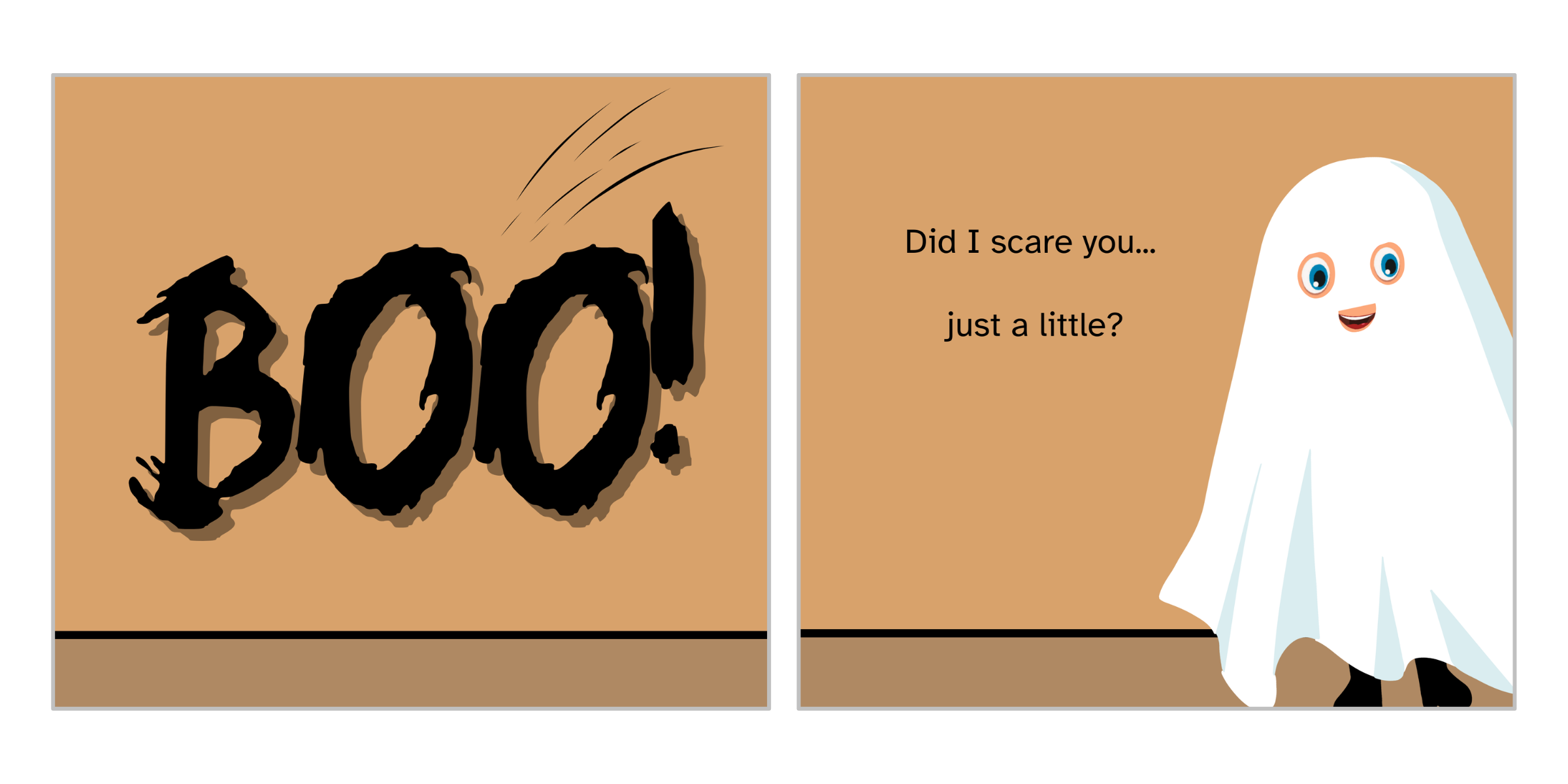 pages from Did I Scare You? by Beth Stensvold