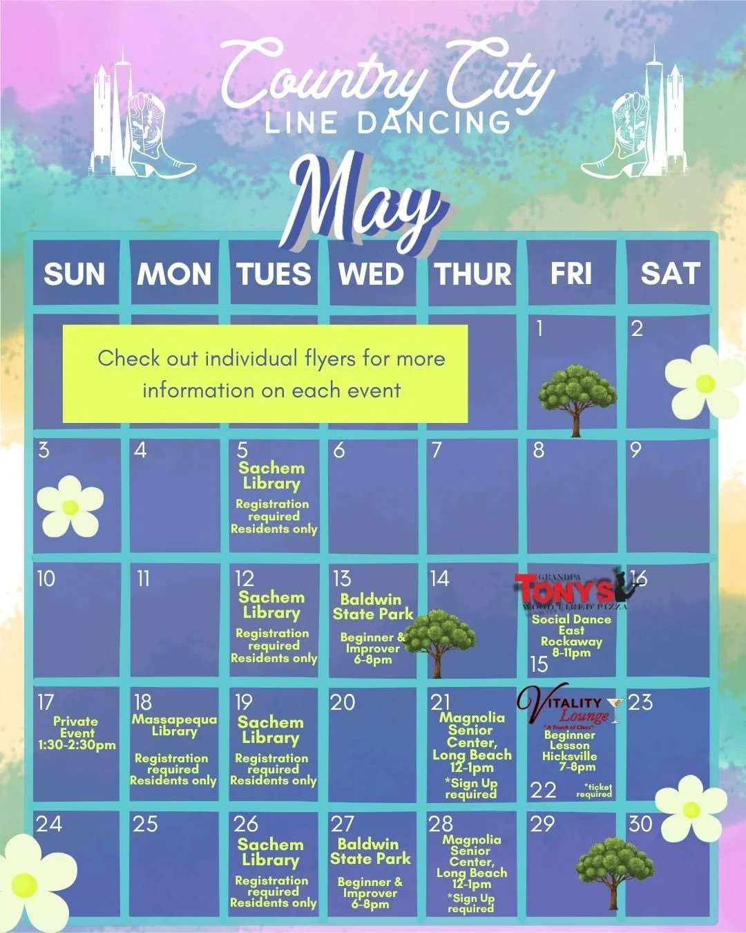 May calendar is live! Come dance with me!