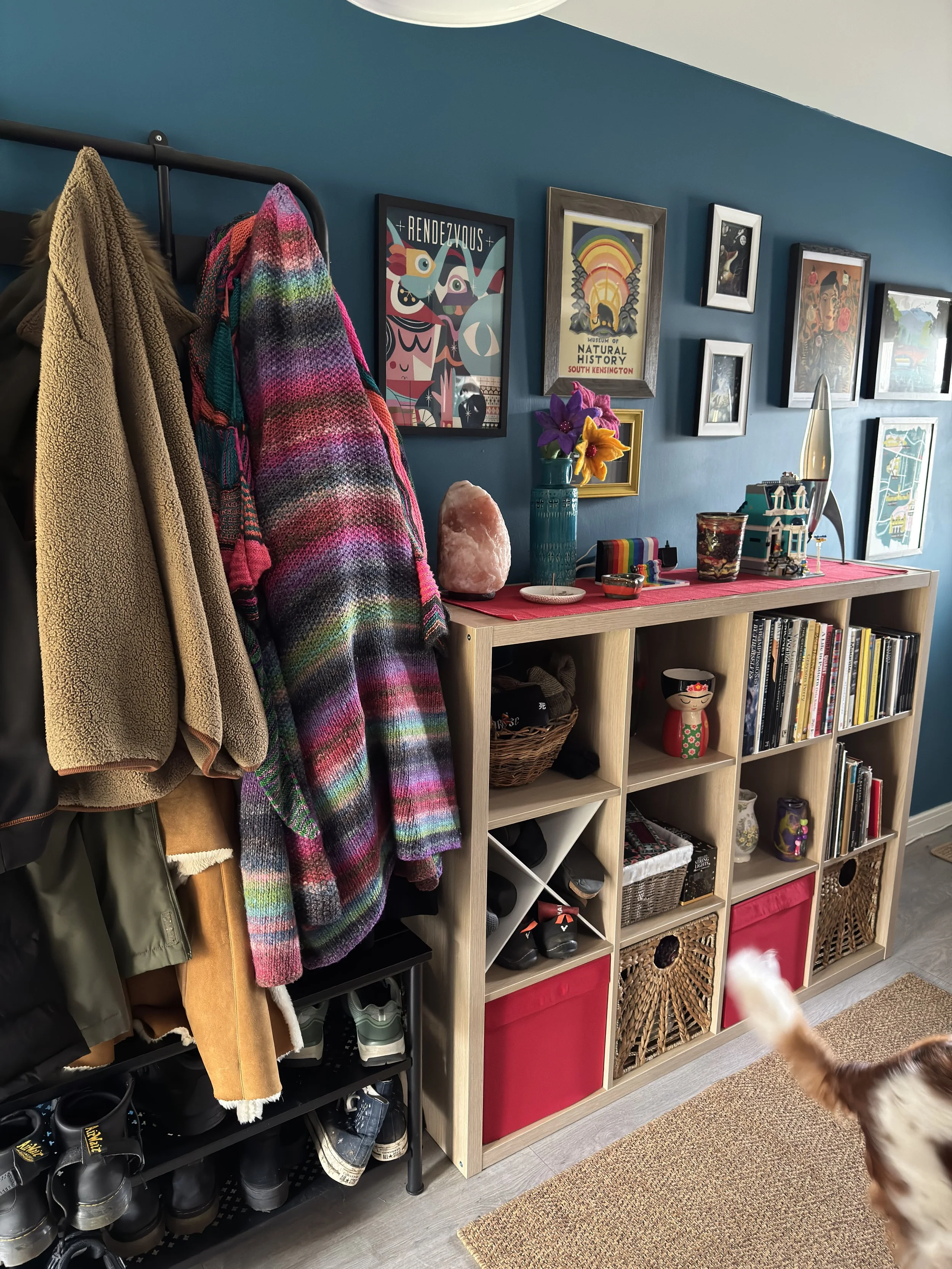 Hallway in a new build home
