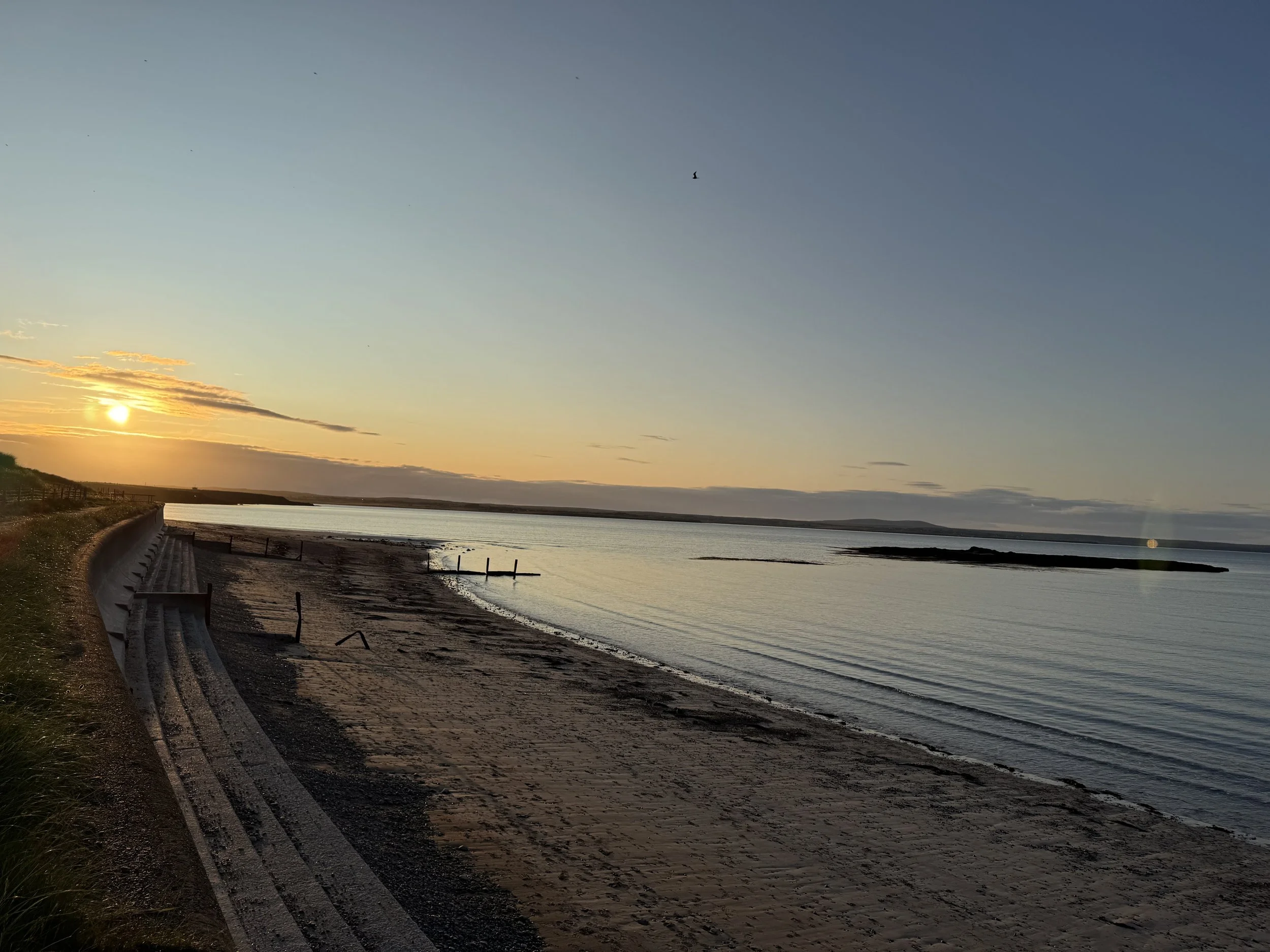 the Back Braigh at sunset