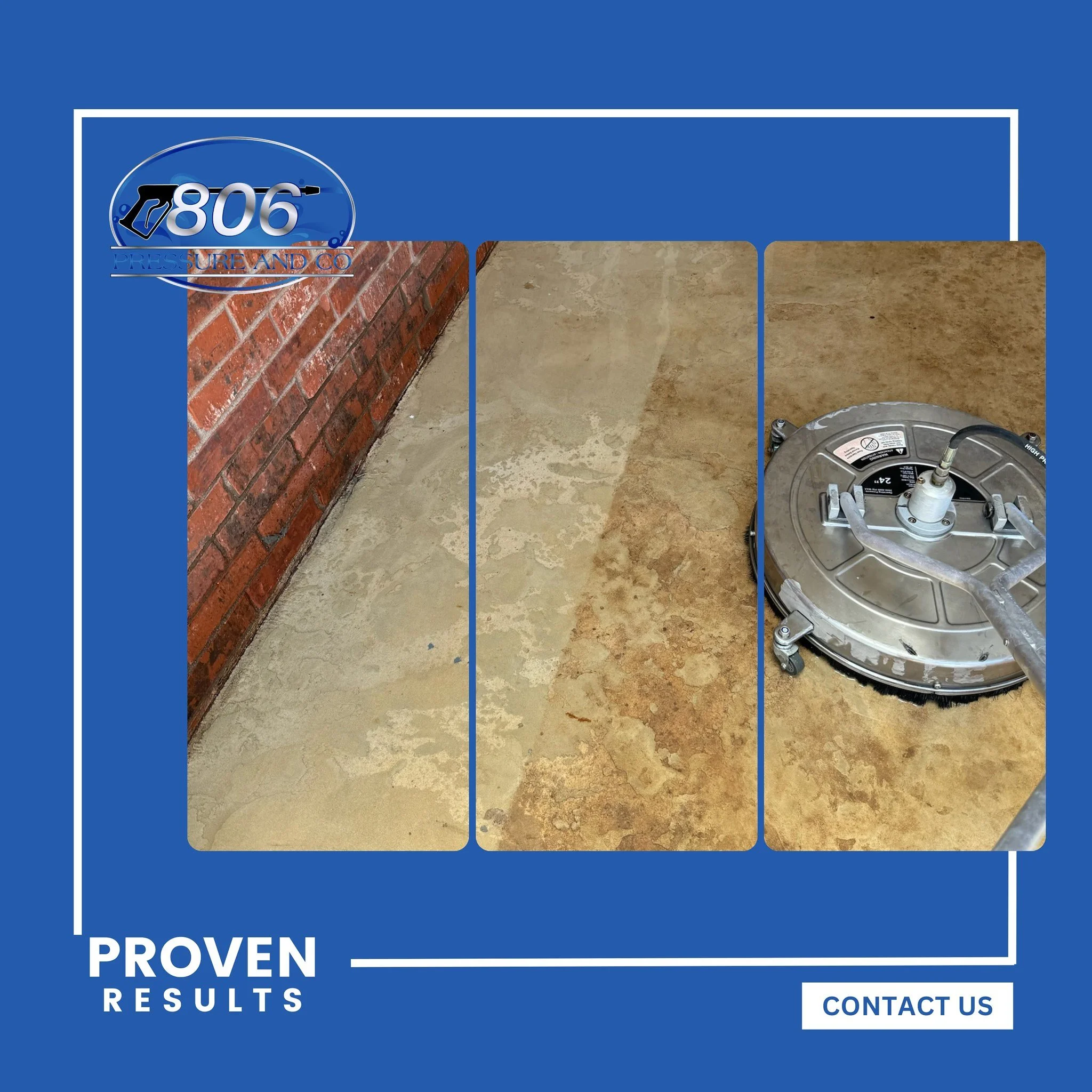 We let our work speak for itself. We would love to help revitalize your outdoors entertaining spaces, give us a call!💧✨

📞 +1 (806) 317-4275
🔗 https://www.806pressureandco.com/contact

#PressureWashingLubbock #LubbockPressureWashing#RoutineMainten