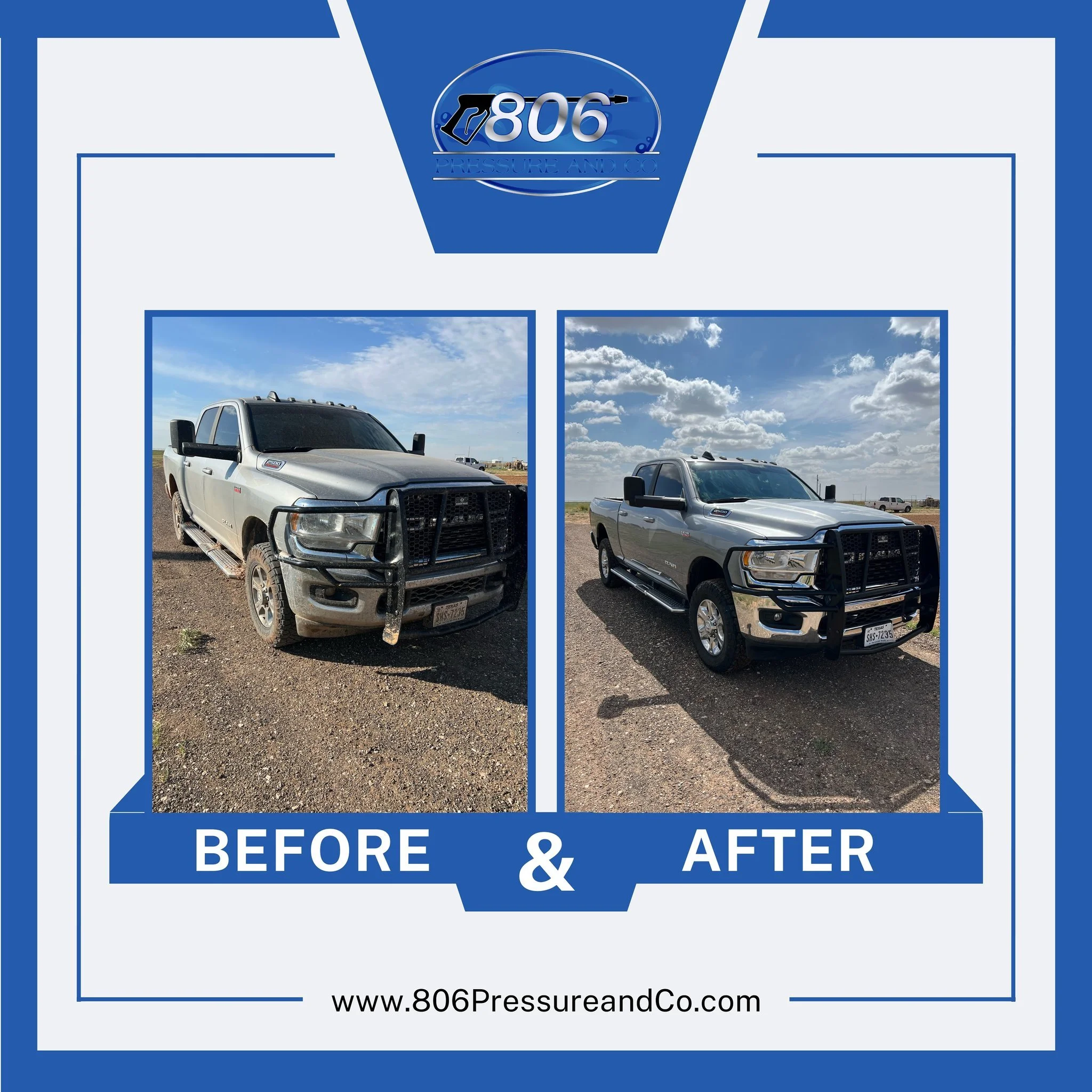 Your vehicle deserves the glow up, just book the detail appointment🚙✨

📞 +1 (806) 317-4275
🔗 https://www.806pressureandco.com/contact

#PressureWashingLubbock #LubbockPressureWashing#RoutineMaintenance #806PressureAndCo 
#pressurewashing #autodeta