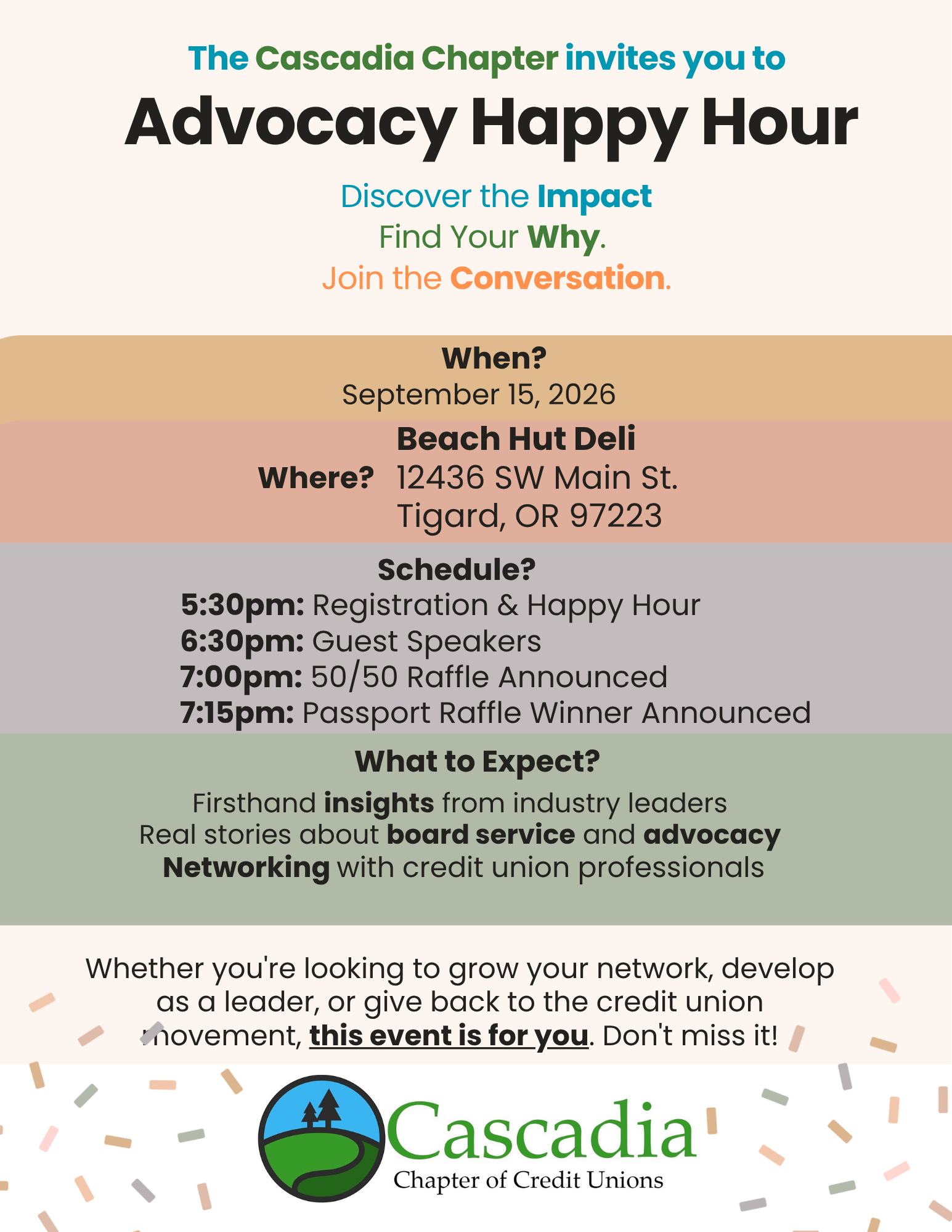 Advocacy Happy Hour