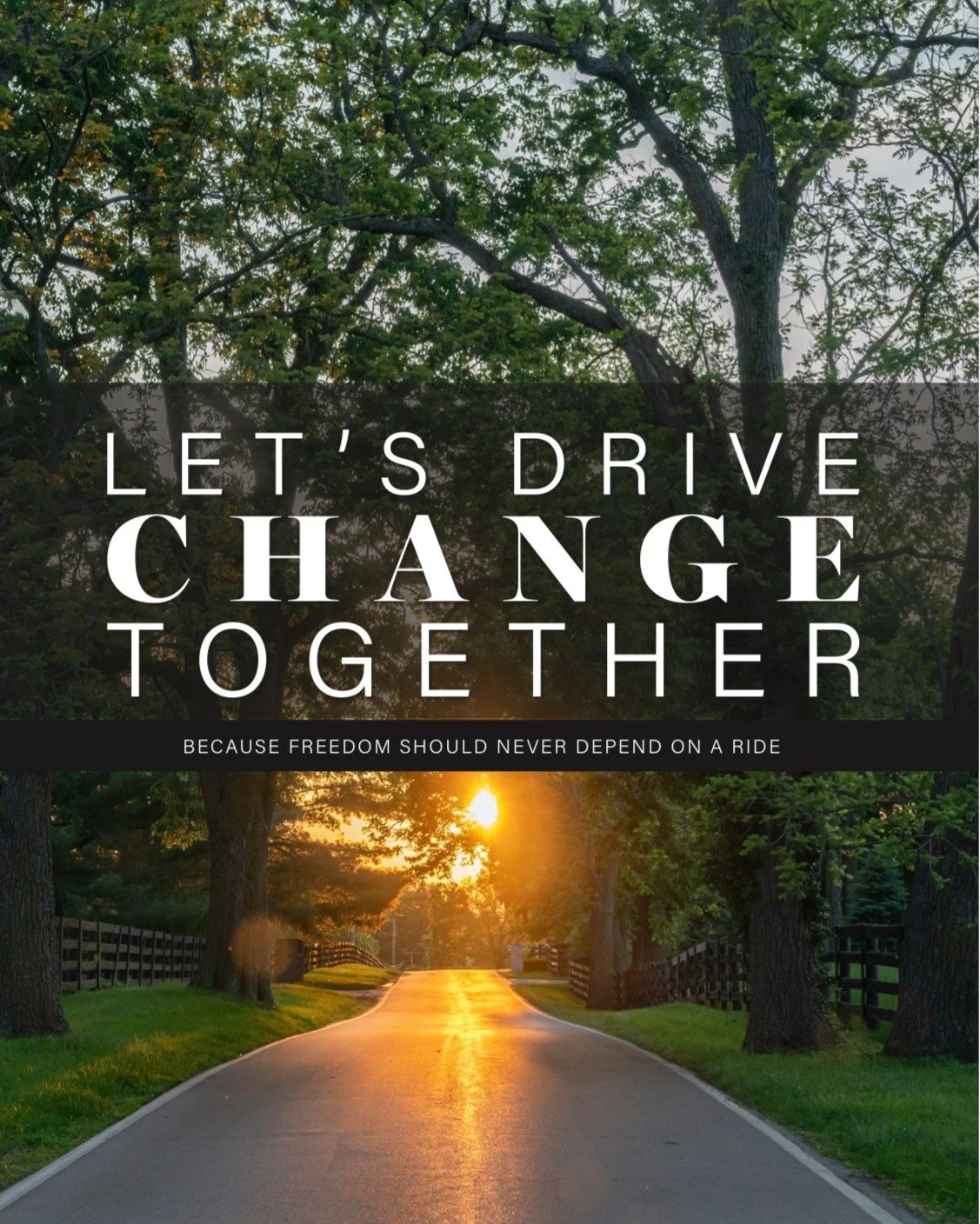 We&rsquo;re proud to join Cherlynn at AllState and Micah from Yoder Collision for the Drive Change Together initiative &mdash; because freedom, safety, and a fresh start should never depend on having a ride. 

Cherlynn and Micah have generously donat