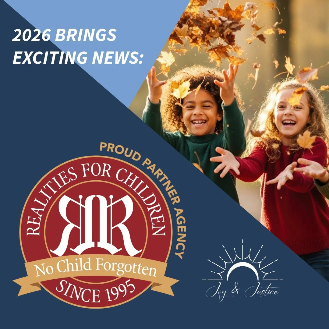 Joy &amp; Justice is deeply honored to be chosen as a partnering agency of Realities for Children. 🤍

We are incredibly grateful for their support as we continue to walk alongside children and their safe parent who have been impacted by domestic vio