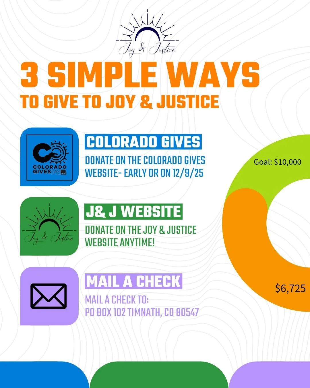 We&rsquo;re 67% of the way to unlocking our $10,000 matching gift!

Thank you to everyone who has given so far. Your generosity is making double the impact for children and families healing from domestic violence. 

Let&rsquo;s keep the momentum goin