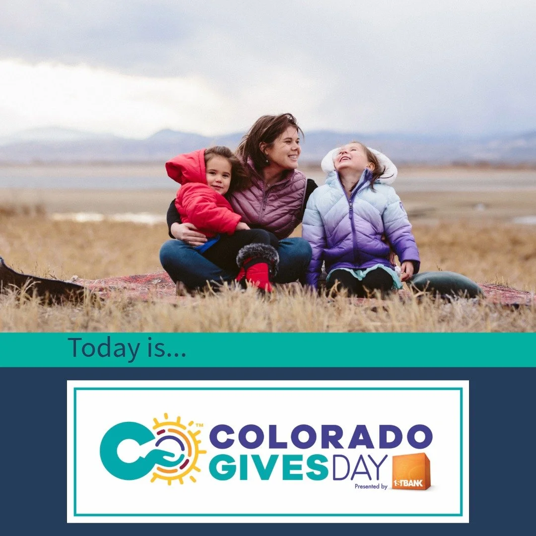 Today&rsquo;s the day&mdash;ColoradoGives Day! Huge thanks to everyone who&rsquo;s donated and helped us move closer to our goal. Link in bio to donate. 

#JoyandJustice #ColoradoGivesDay