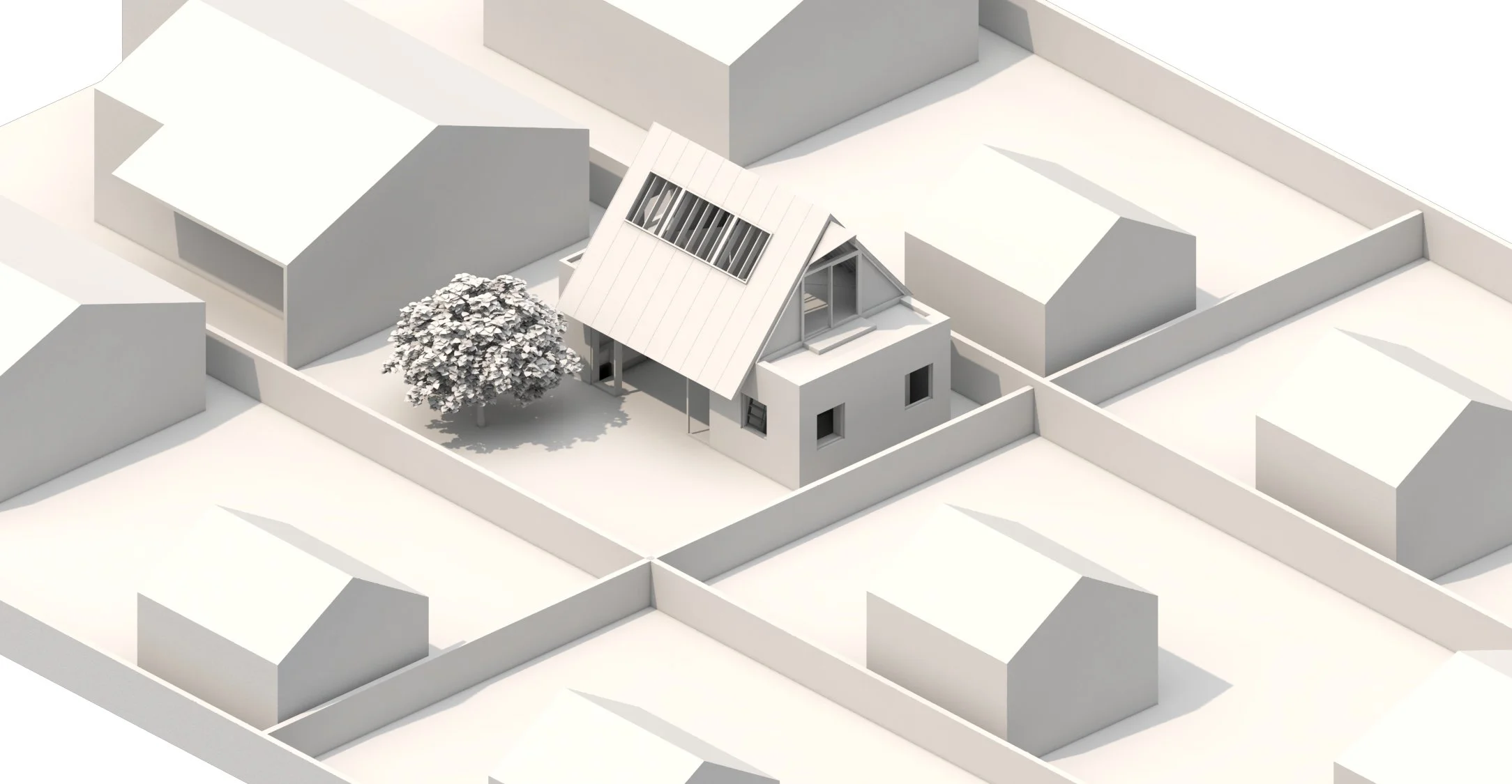 Piano House — music conservatory, artist workshop, guest house, home office, rental dwelling. ADU and music studio conversion by DeMo Design Studio in Los Angeles.