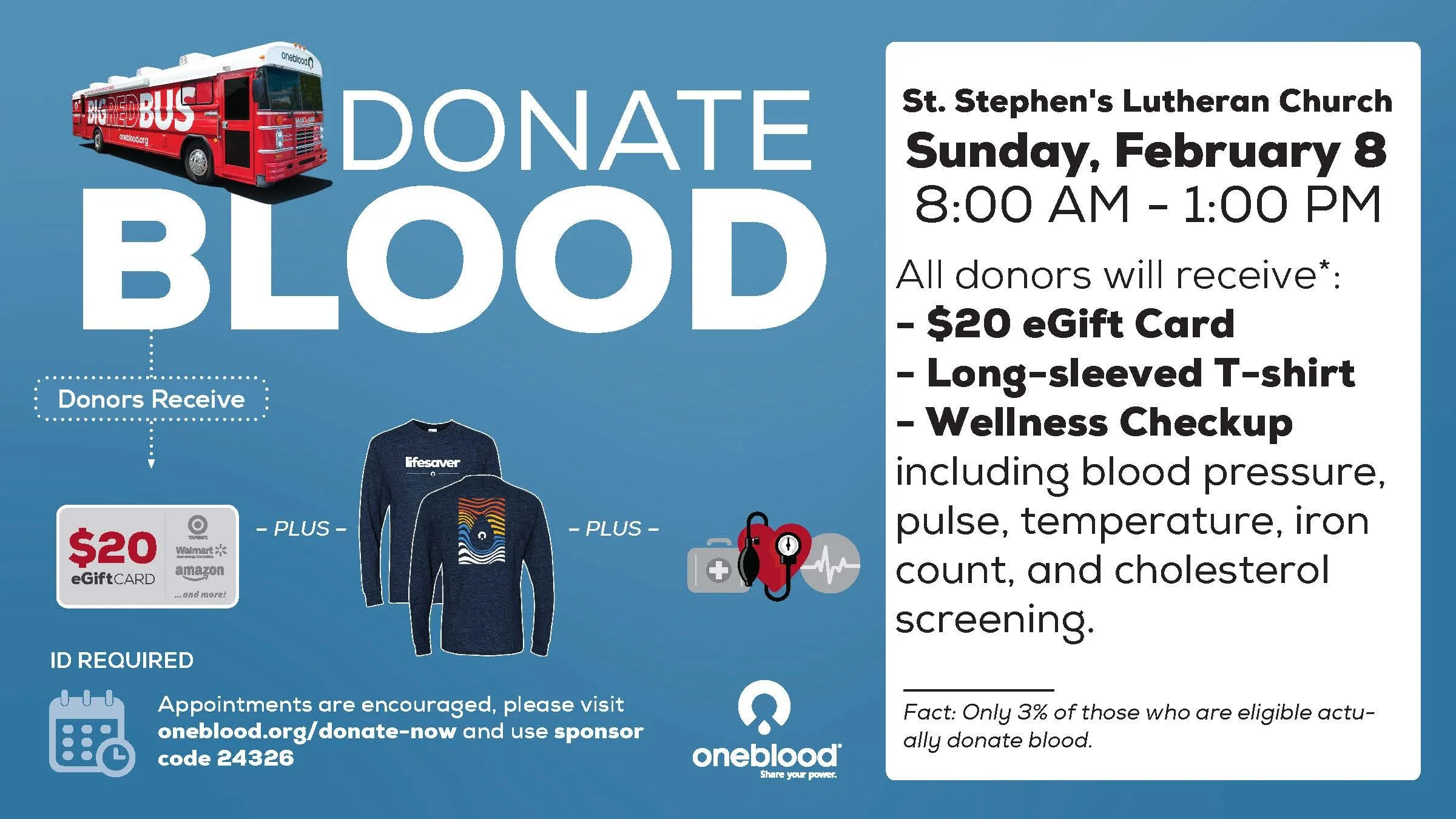 One Blood Drive