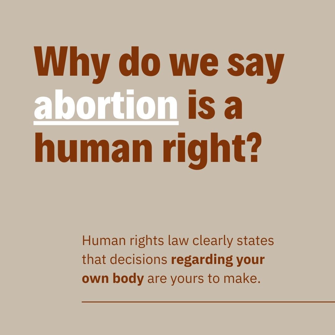 Every person deserves the autonomy to make decisions about their own body and reproductive health. Abortion is a human right, rooted in the principles of choice, autonomy, and dignity. Let's stand together to protect and advocate for reproductive rig