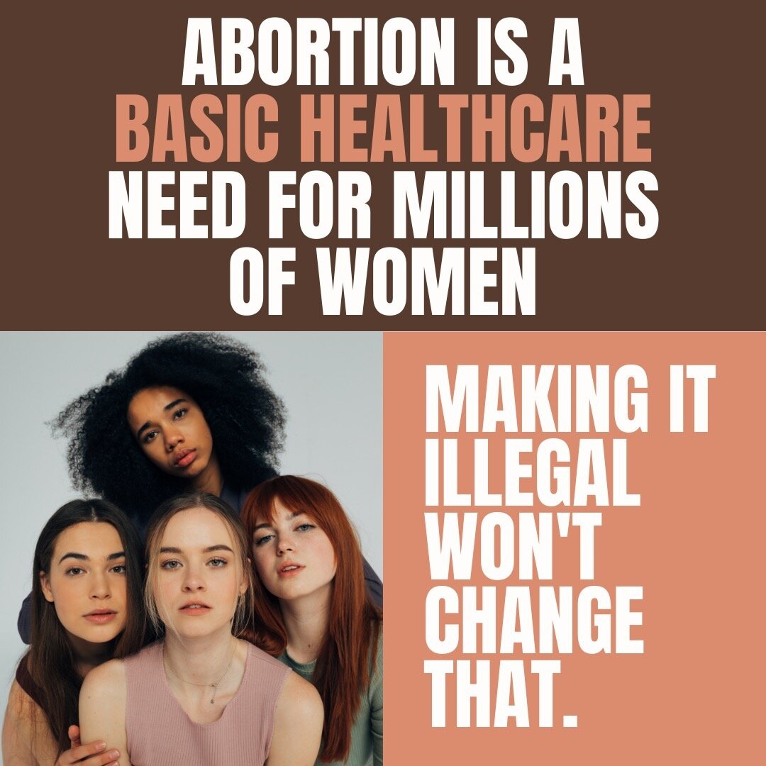 Making abortion illegal won't erase the need; it only makes it dangerous. Let's prioritize safety, accessibility, and affordability for all. It's time to advocate for policies that protect women's health and rights. #SafeAbortion #AccessibleHealthcar