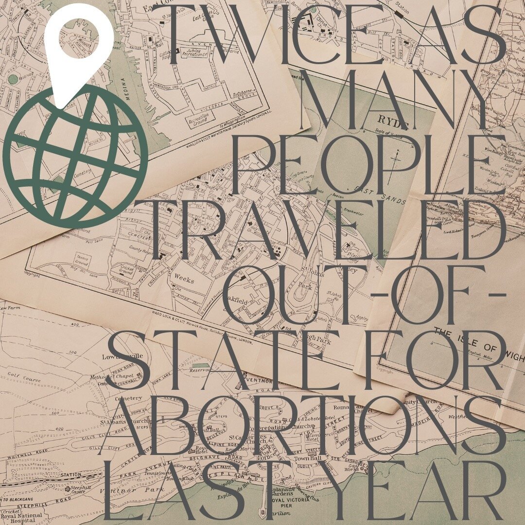 Legal restrictions on abortion access forced many to travel long distances. With the reversal of Roe v. Wade, the numbers will rise. Let's protect reproductive rights and ensure that every woman can make her own choices without facing barriers🤍 #Rep