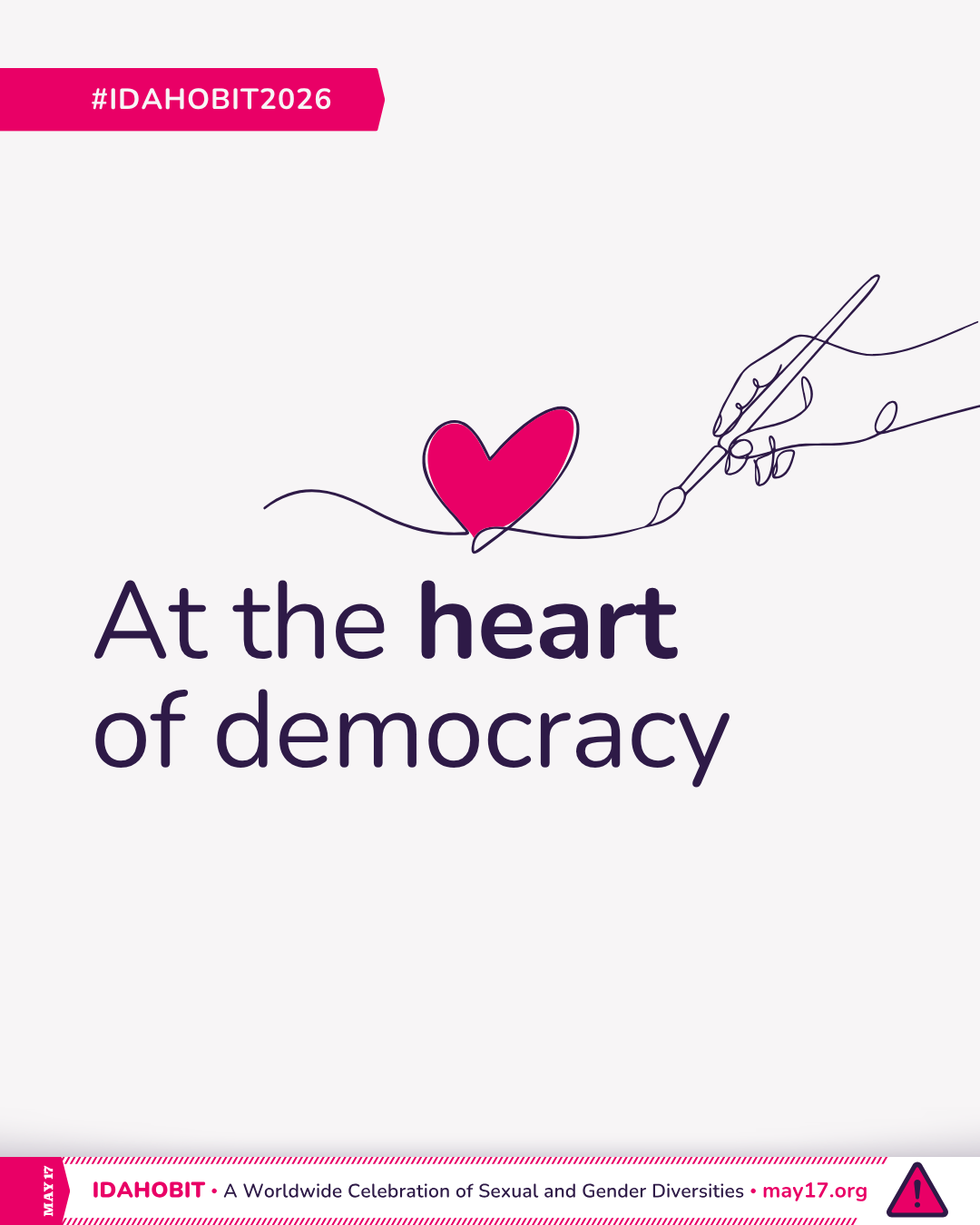 #IDAHOBIT At the heart of democracy