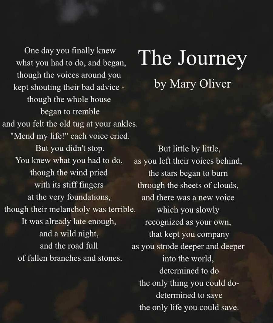 A poem by Mary Oliver
