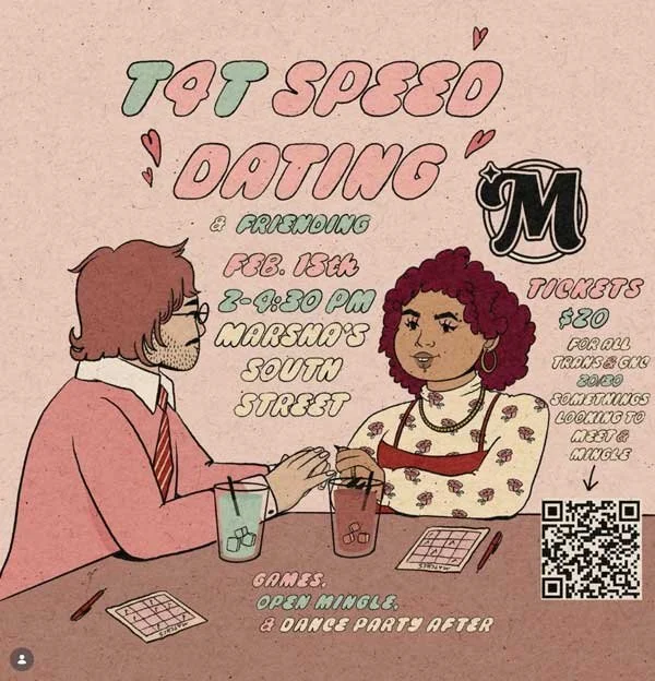 Two people sitting at a bar chatting and introducing themselves